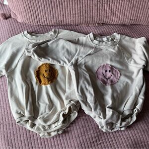 SOL Baby Bubble Smiley Face Sweater Pair of Two